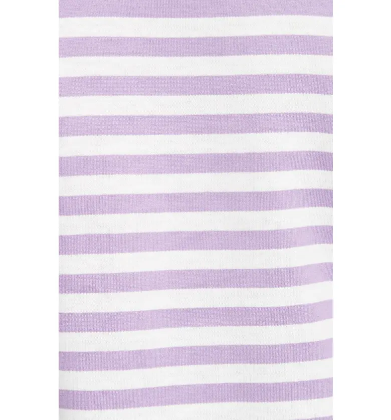 꼼데가르송 Comme des Garcons PLAY Stripe Long Sleeve T-Shirt_PURPLE
