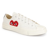 Comme des Garcons PLAY x Converse Chuck Taylor Low Top Sneaker_WHITE
