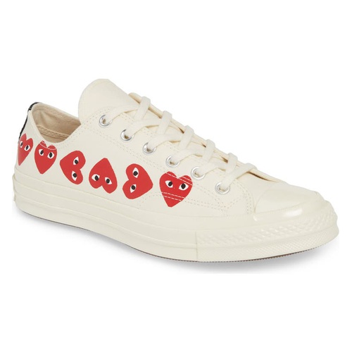 꼼데가르송 Comme des Garcons PLAY x Converse Chuck Taylor Low Top Sneaker_OFF WHITE