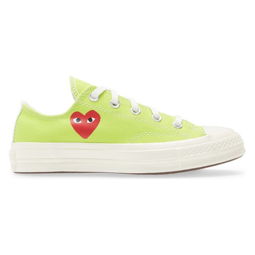 꼼데가르송 Comme des Garcons PLAY x Converse Chuck Taylor Hidden Heart Low Top Sneaker_GREEN