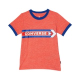 Converse Kids Sport Stripe Ringer Tee (Little Kids)
