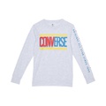 Converse Kids Collegiate Mix Up Long Sleeve Tee (Big Kids)