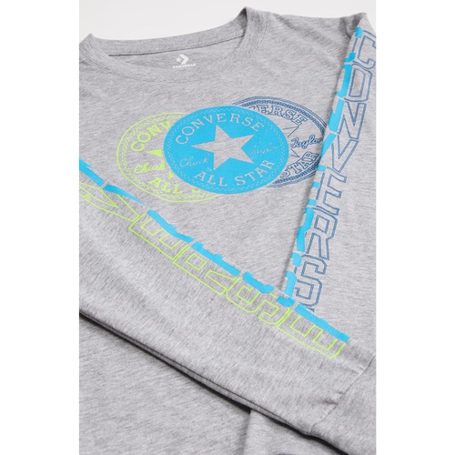 컨버스 Converse Kids Collegiate Veritcal Long Sleeve Tee (Big Kids)