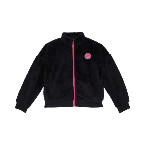 컨버스 Converse Kids Sherpa Chuck Patch Full Zip Jacket (Big Kids)