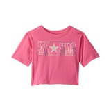 Converse Kids Short Sleeve Iridescent All Star Logo Boxy Fit T-Shirt (Little Kids)