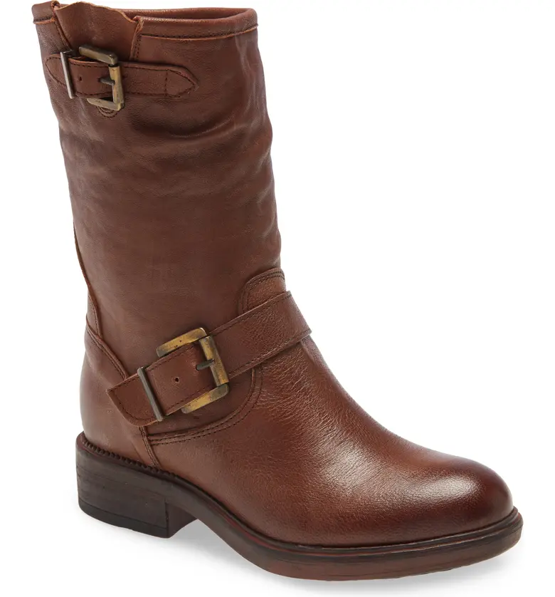 Cordani Pike Buckle Boot_BROWN LEATHER