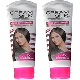 Lot of 2 Cream Silk Conditioner Standout Straight for Straighter Hair Creamsilk 180ml