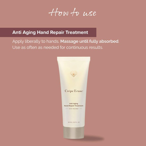  Crepe Erase Advanced Anti Aging Hand Repair Treatment with TruFirm Complex, Original Citrus, 3 oz