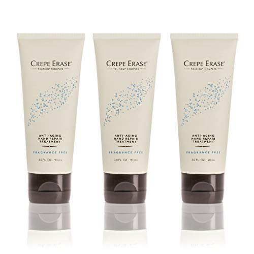  Crepe Erase  Anti Aging Hand Repair Treatment  TruFirm Complex  3-Pack Set  Fragrance Free  Travel Size/3 Ounces Each