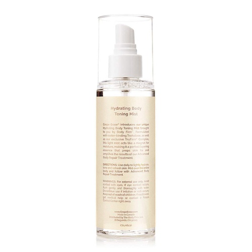  Crepe Erase Advanced , Hydrating Body Mist with TruFirm Complex , Fragrance Free , 6 oz