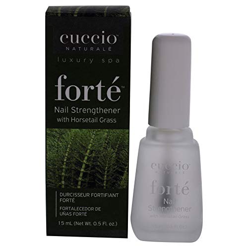  Cuccio Naturale Forte Nail Strengthener - Durable Protection Against Cracking, Splitting, Breakage - Helps To Grow Natural Finger & Toenails - Paraben & Cruelty Free with Horsetail