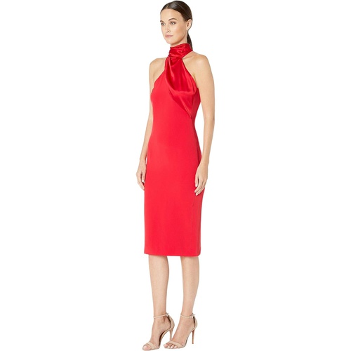  Cushnie Sleeveless Pencil Dress with Scarf Detail Around 3