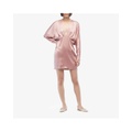 Cushnie Plunging Long Sleeved Blouson Mini Dress