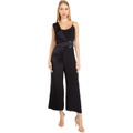 Cushnie Sleeveless Cropped Wide Leg Jumpsuit with Drape