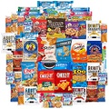Custom Varietea Cookies Chips & Candy Snacks Assortment Bulk Sampler by Variety Fun (Care Package 50 Count)