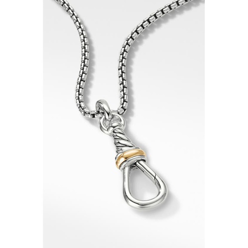  David Yurman Large Cable Amulet Grabber with 18K Gold_SILVER AND YELLOW GOLD