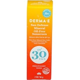 DERMA E Sun Defense Mineral Oil-Free Face Sunscreen, 2 oz