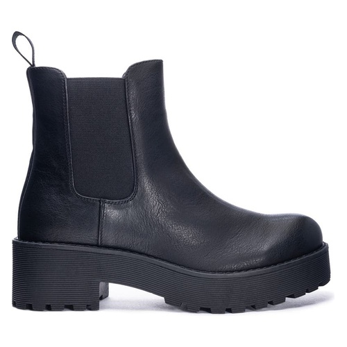  Dirty Laundry Maps Platform Chelsea Boot_BLACK FAUX LEATHER