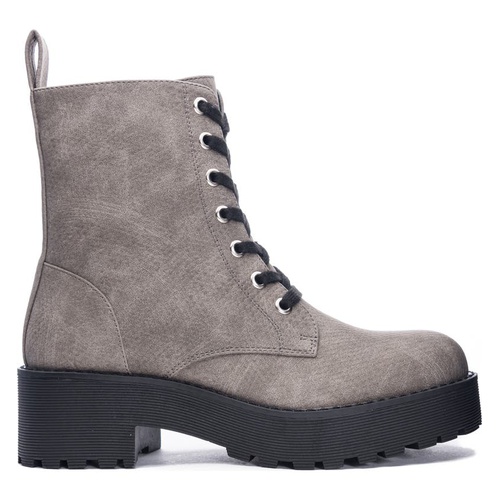  Dirty Laundry Mazzy Lace-Up Boot_GREY FAUX LEATHER