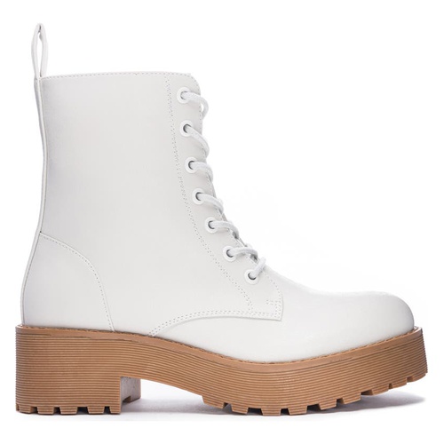  Dirty Laundry Mazzy Lace-Up Boot_WHITE