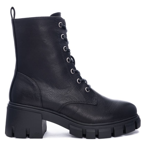  Dirty Laundry Newz Combat Boot_BLACK SMOOTH
