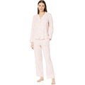 DKNY Long Sleeve Notch Collar PJ Set