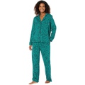 DKNY Long Sleeve Notch PJ Set