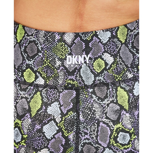 DKNY Womens Printed Standout High-Waist 7/8 Leggings