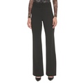 Polished High Waist Wide Leg Trousers