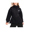 Womens Black Philadelphia Eagles Drew Mixed Media Full-Zip Jacket