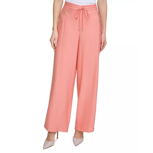 DKNY Womens Pull-On Drawstring Pants