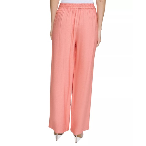 DKNY Womens Pull-On Drawstring Pants