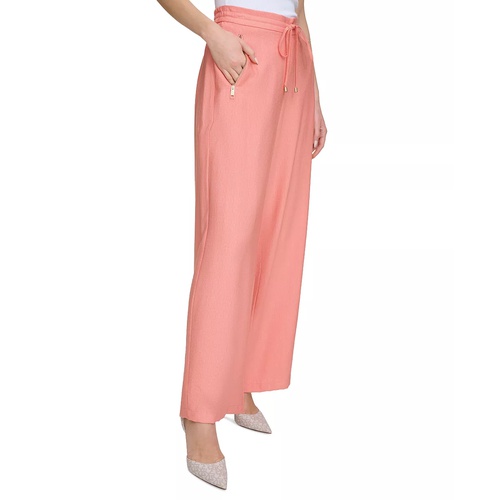 DKNY Womens Pull-On Drawstring Pants