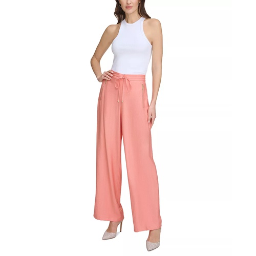 DKNY Womens Pull-On Drawstring Pants