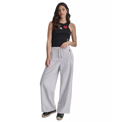 DKNY Womens Pull-On Drawstring Pants