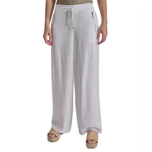 DKNY Womens Pull-On Drawstring Pants