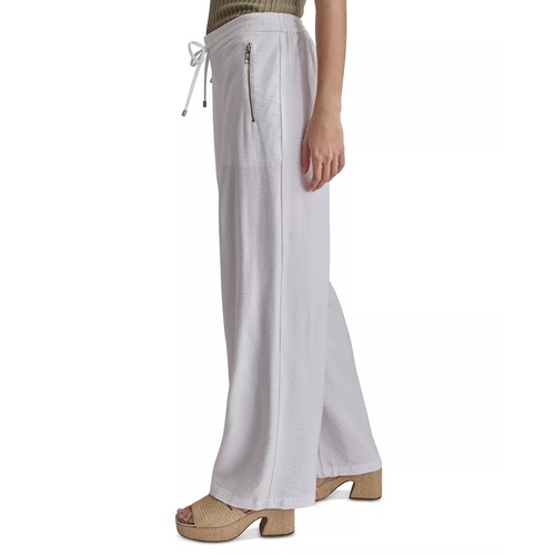 DKNY Womens Pull-On Drawstring Pants