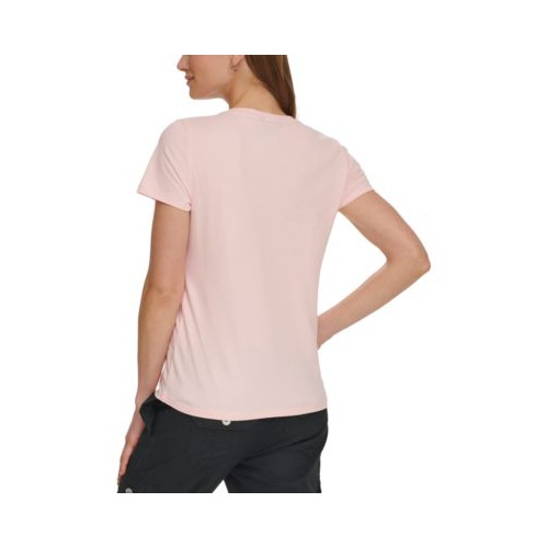 DKNY Womens V-Neck Short-Sleeve T-Shirt