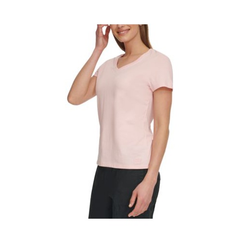 DKNY Womens V-Neck Short-Sleeve T-Shirt