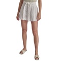 Womens Eyelet High-Rise Shorts