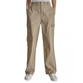 Womens High Rise Cotton Cargo Pants