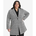 Plus Size Double D Topper Blazer