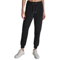 DKNY Womens Embroidered Logo Cuff Jogger Pants