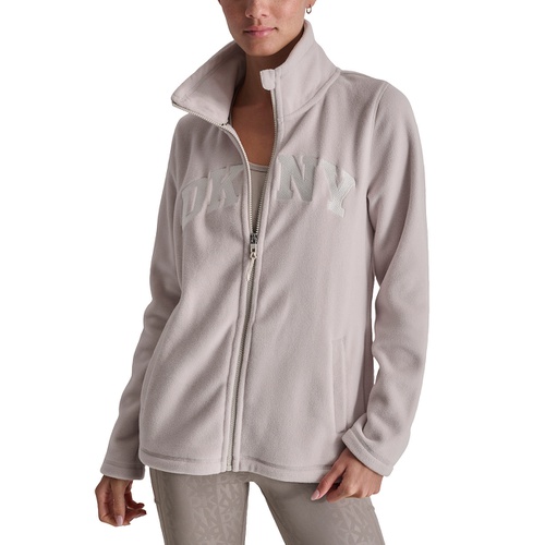 DKNY Sport Womens Tech Fleece Logo Jacket