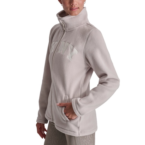 DKNY Sport Womens Tech Fleece Logo Jacket