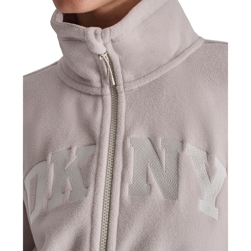 DKNY Sport Womens Tech Fleece Logo Jacket