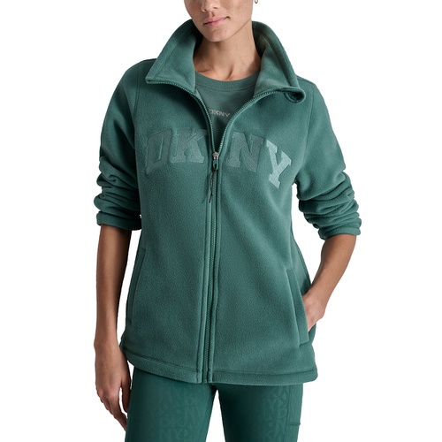 DKNY Sport Womens Tech Fleece Logo Jacket