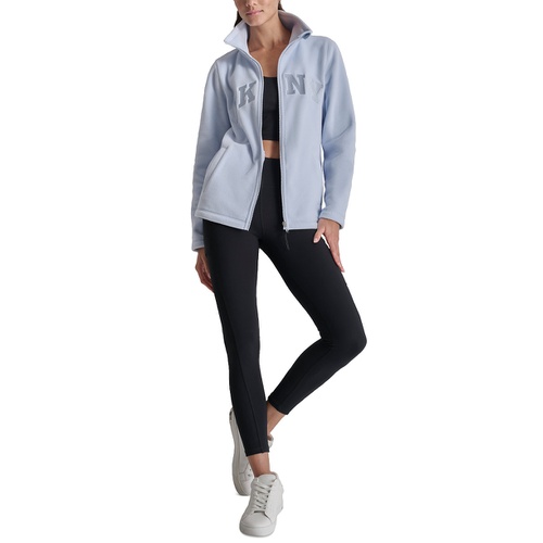 DKNY Sport Womens Tech Fleece Logo Jacket