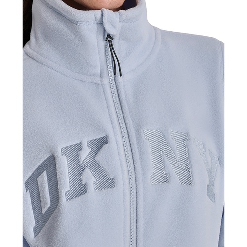 DKNY Sport Womens Tech Fleece Logo Jacket