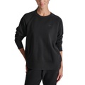 DKNY Womens Embroidered Logo Crewneck Fleece Sweatshirt